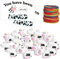Marsui 60 Pcs You Have Been Mooed Card Kits Includes 20 Moo Moo Card 20 Mini Resin Cows 20 Elastic Rubber Bands for Cruising Carnival Party SUV Car Game Rewards