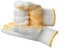 BrightGlow Arbeitshandschuhe Weiß mit PVC Noppen Gartenhandschuhe Rutschfest Atmungsaktiv Waschbar Strickhandschuh aus Baumwollfaden Schutzhandschuh für Lager, Garten, Reinigung Weiß 6 Paar
