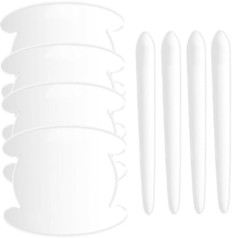 Dbvnnsy 8Pcs/Set Car Door Handle Cup Protector, Clear Car Door Handle Protector Includes 4 Handle & 4 Cup Protector Self-adhesive Epoxy Car Accessories Car Door Handle Protector