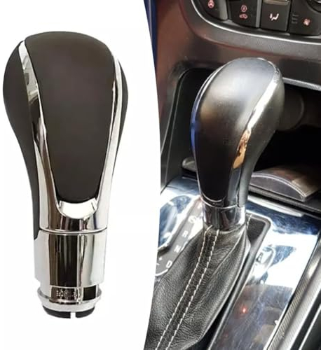 GLOBALHUT Automatik Schaltknauf Für Opel Insignia Astra J GTC Meriva Mokka Zafira Tourer 2009-2019,Auto Schalthebel Griff Hebel Kopf Ersatz, ABS Kunststoff Leder