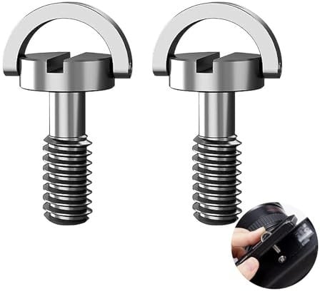 2 Stück 1/4 Zoll Schrauben, Zollschrauben Für Stative,1/4 Zoll Schraube Kamera, Kamera Schraube Edelstahl, Für Kameraschraube, Einbeinstativ, Stativ, Schnellwechselplatte