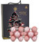 Riffelmacher Glas Weihnachtskugeln im Koffer 26255 | 24 Stück | Ø 6 cm - Altrosa