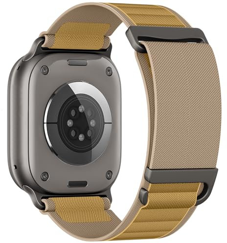 LontL Nylon Loop Kompatibel mit Apple Watch Armband Ultra 2 Ultra 49mm 46mm 45mm 44mm, Nylon Sport Armbänder für iWatch Series 10 9 8 7 6 5 4 3 SE 2 1 Damen Herren