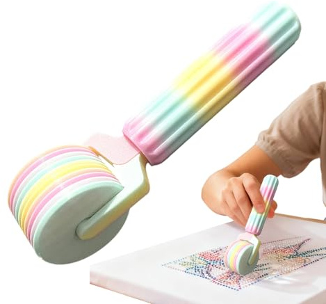 Strass-Stickrolle, griffige Hand, 3D-Druck, Stickrolle, Werkzeuge, für Männer, Mädchen, Jugendliche, Teenager, Sohn, Tochter, Familie, Freunde, Kollegen