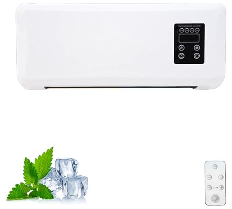 ZYGPH Aire Acondicionado Climafy, 2 en 1, de Pared, con calefacción y refrigeración, sin Unidad Exterior, minienfriador de Pared de 2000 W con Control Remoto.