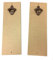 (sjt00090) MDF 12,7 x 38,1 cm Craft Gedenktafel mit Gusseisen Flaschenöffner, 2er Pack, Maßnahmen 38,1 x 12,7 cm DIY Flaschenöffner Craft Kit