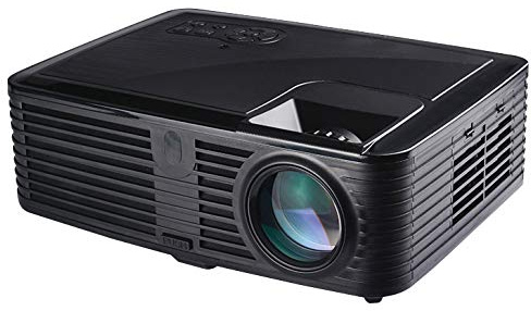 CGOLDENWALL Mini Beamer 4500 Lumen FHD 1920x1080 WIFI Projektor Filmbeamer mit Android System Keystone Korrektur für Heimkino Besprechungsraum Klassenzimmer Outdoor (Schwarz)