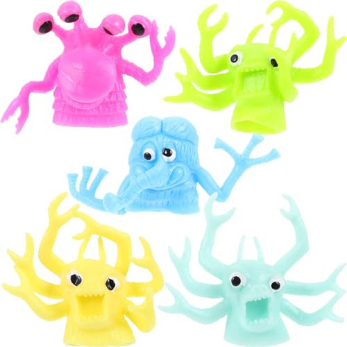 VOSAREA 5St Kinder Fingerpuppen Badespielzeug für Kleinkinder Spielzeug für Kinder interaktives Spielzeug kindergeburtstags mitgebsel Badespielzeug für Babys Kinderspielzeug lustig Preis-