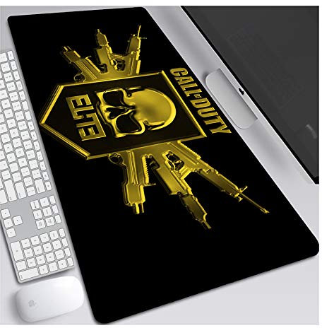 ITBT Call of Duty Tappetino Mouse Gaming, Grande Anime Mouse Pad XL 700x300mm Confortevole, Lavabile, 3mm Antiscivolo Tappetino Scrivania Supporto per Ufficio Computer, Adatto per Computer e PC,G