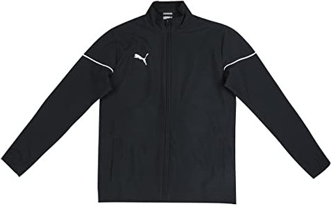 Puma Kinder teamRISE Sideline Jacket Jr Trainingsjacke, Black White, 164