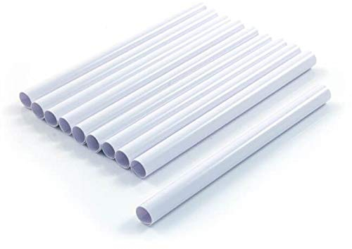 Radiator Pipe Covers Sleeves Classic Style White 15mm (8)