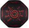 Konix Naruto Shippuden Gaming Alfombrilla 98 x 98 cm para Silla de Oficina - Superficie Antideslizante - Motivo de Sello Hakke