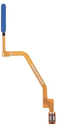 Generico Kompatibel mit Xiaomi Poco X3 / Poco X3 NFC/Poco X3 Pro Flat Flex Ribbon Kabel Stecker x für Anschluss Key Home to Mainboard Fingerprint Leser in der Mitte (Blau)