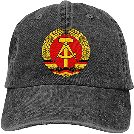 494 Schirmmütze Basecap Wappen Der DDR Capatmungsaktive Mütze Outdoor Freizeit Basecap Sonnenschutz Baseball Mütze Für Damen, Reisen, Golf
