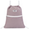 WANDF Rucksack mit Kordelzug Turnbeutel Sportbeutel Gym Bag Mit Aussentasche Verstellbar Tunnelzug Gymsack für Damen Herren Kinder mit Innentasche 11 Liter für Sport und Reisen (Rosa)