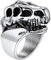 Richsteel Edelstahl Ring für Herren Damen Punk Gotik Dinosaurier Ring in Größe 54 Dinosaurier Fingerring mit Geschenkebox für Freunden Ehemann