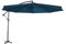Alice's Garden - Parasol déporté Ø350cm - Hardelot - Coloris Bleu canard. structure anthracite. manivelle anti-retour.