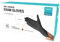 EUROPAPA® - Lot de 100 gants jetables en vinyle sans latex et non poudrés - Taille S, M, L et XL (Noir, XL)