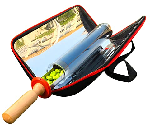 Horno Solar Portátil, Horno De Parrilla Solar, Cocina Solar Horno Al Aire Libre Estufa De Camping, Parrilla De Horno Sin Humo Con Termómetro Para 2-3 Personas Mochilero Senderismo Fiesta Familiar