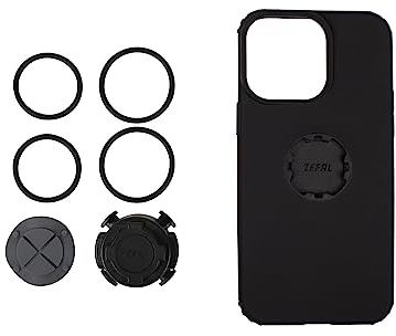 Zéfal iPhone 14 Pro Max Support Téléphone Vélo Bike Kit - Support Smartphone Vélo et VTT - Coque iPhone et Fixation Téléphone Vélo - Robuste et Discret