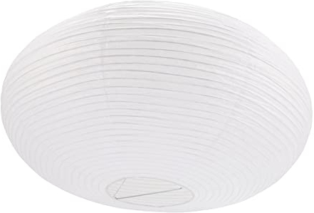 DOITOOL Lampenschirm Japanische Laternen Weiße Laterne Runder Kronleuchter Lampenschirme Für Hängelampe Reispapier-Kronleuchter Weißer Kleiner