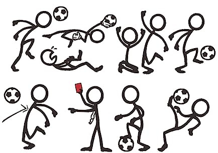Amosfun Fußball Schwarz Wandaufkleber mit 3d Fußball Motiv aus Pvc Selbstklebend ohne Rückstände für Fenster und Wände im Zuhause oder Fitnessstudio