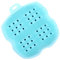 1 Pc Silicone Body Scrubber Spazzola Multifunzione