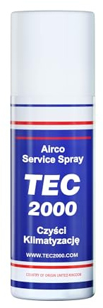 TEC-2000 Klimaanlagen Reiniger Auto, Desinfektionsspray, Fungizid, 150 ml | Klima Desinfektion Auto, gegen Bakterien, Pilze und Schimmel, Geruchsneutralisierung, Lüftungssystem, 1 Anwendung