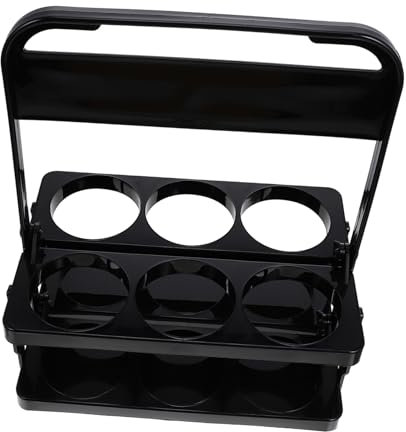 Warmhm 1pc Beer Basket Carrier Holder Automotive Cup Wine Racks All Inclusive Drinks Carrier Beer Display Stand Drink Holder Beers Holding Rack Upright Paper Tray Pp