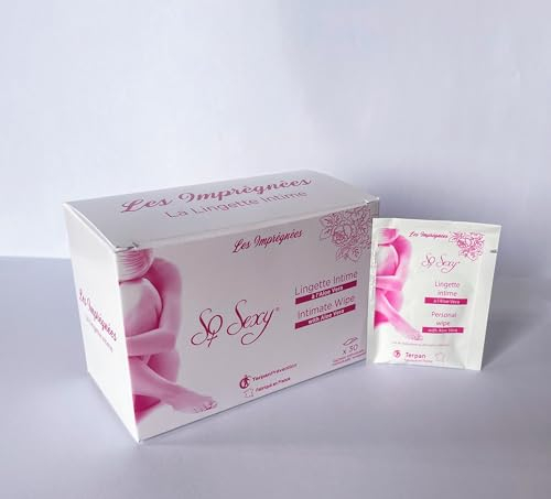 Les Imprégnées - Lingettes intimes So Sexy® x30 - Boîte de 30 lingettes individuelles