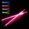 SithSticks® 2 Palillos Luminosos Rosas | Palillo de Sable Láser LED de | Cubiertos Lavables y Reutilizables para Niños y Adultos | Comida China y Japonesa | Idea de Regalo | OriginalCorner®