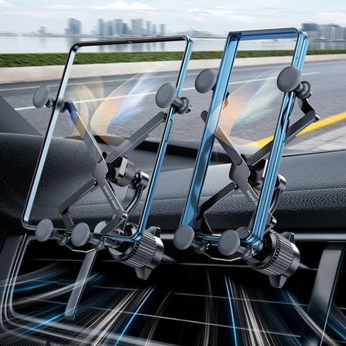 xuenair Supporto per auto pieghevole a Z con braccio lungo, gravity Fold 6, supporto per auto, compatibile con custodie spesse, per Samsung Galaxy Z Fold 7 6 5 4 Fold S25 24 Ultra iPhone 17 16 15 14