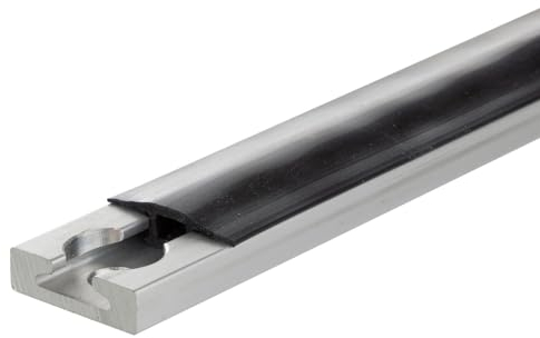 Safetytex Abdeckprofil für Airlineschienen - 30mm breit - Verschiedene längen - Abdeckung aus EPDM für Zurrschienen - 1 m