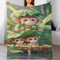 PAZZK AFFE Kuscheldecke Couchdecke Decke Aus Flannel - Tagesdecke Wohndecken Für Sofa, Couch Oder Als Bettüberwurf - Waschbare Decke（180×200cm）