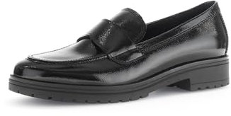 Gabor Damen Slipper, Frauen Slip On,Slip-ons,Mokassins,Halbschuhe,Slides,Schlupfschuhe,schluepfschuhe,Loafer,schwarz (schwarz),39 EU / 6 UK