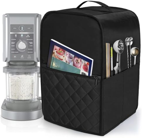 Dust Cover for Ninja Creami Ice Cream Maker NC501UK NC300UK Series, Waterproof Protective Accessory - 43 x 28 x 27.5 cm