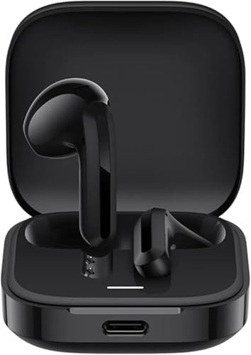 Xiaomi Redmi Buds 6 Active Wireles | Cuffie Bluetooth da 5,4 pollici | Batteria a lunga durata di 30 ore | cancellazione del rumore per le chiamate | 5 modalità di sintonizzazione | IPX4 | Colore nero