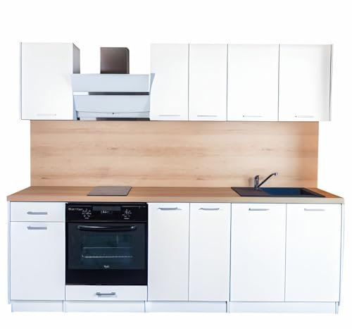 Cuisineandcie - Cuisine complète ECO Blanc 240 cm