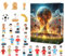Bluecoolly Adventskalender 2024 Jungen Mädchen Countdown Zum Kalender-Fußball-Kit 24 Tage Zum BAU Einer Kalender-Fußball-Party-Geburtstagsdarstellungen