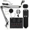 Usb Condenser Microphone, Podcast Microphone Kit, GamingMicrophone Kit, Streaming Mic Boom, Music Recording Microphone, Versatile Compatibility for Music Studio Recording GamingStreaming