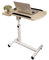 Avilia Scrivania Mobile Regolabile in Altezza con Ripiano 60x40cm – Soluzione Pratica per Ufficio e Casa - Integrata di 4 Ruote di cui 2 con i Freni - Robusta e Stabile - Funzionale ed Estetica