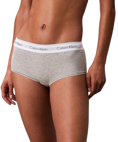 Calvin Klein Women’s Hipster Boy Shorts with Logo Waistband