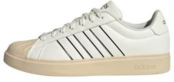 adidas Men's STREETTALK Shoes, Off White/Off White/Sand strata, 3.5 UK