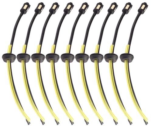 Tuberías de Gasolina para Desbrozadora, 9 Piezas con Filtros, Compatible con Cortacésped, Motosierra, Cortasetos, Flexible, Resistente, Impermeable, Reemplazo Fácil, Universal
