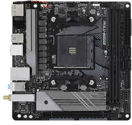 Gaming Motherboard Fit For ASROCK B550M-ITX/AC AM4 B550 Mini-ITX Motherboard For Ryzen 9/5/7 5800X3D 5600X 3600 CPU DDR4 HDMI PCI-E X1 M.2 Gaming Mainboard