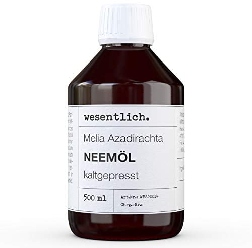 wesentlich. Neemöl kaltgepresst 500ml - 100% reines Öl (Melia Azadirachta)