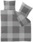 CelinaTex Touchme Biber Bettwäsche 200 x 200 cm 3teilig Baumwolle Bettbezug, Set, Bettgarnitur für Sommer und Winter, ganzjährig, pflegeleicht, Stine Karo grau anthrazit