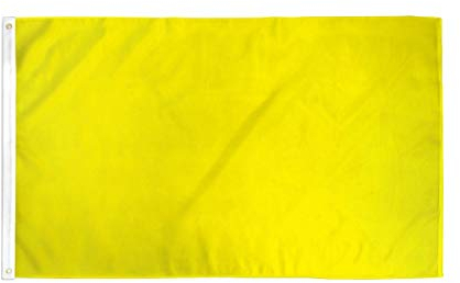 AZ FLAG Bandiera COMMISSARIO di Pista Gialla 90x60cm - Gran Bandiera COMMISSARIO di Percorso 60 x 90 cm Poliestere Leggero - Bandiere