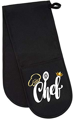 PRIME Homewares Super Chef Double Oven Glove 100% Cotton Home Kitchen