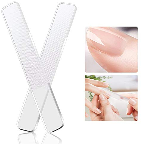 Luntus Polissoir à ongles en verre pour ongles naturels